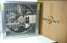 GRELWT 24" Wall Mounted Aluminum Shutter Exhaust Fan 4400 CFM 1700 RPM  200SQF