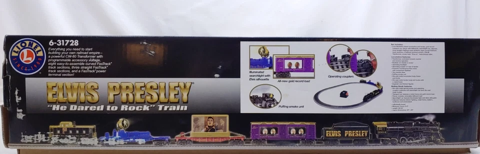 Lionel Trains 6-31728 Elvis Presley "He Dared To Rock " Train Set Never Used - Image 3 of 4