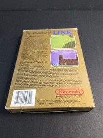 Zelda II The Adventure of Link NES Canadian Mattel Variant CIB Complete Box Manu