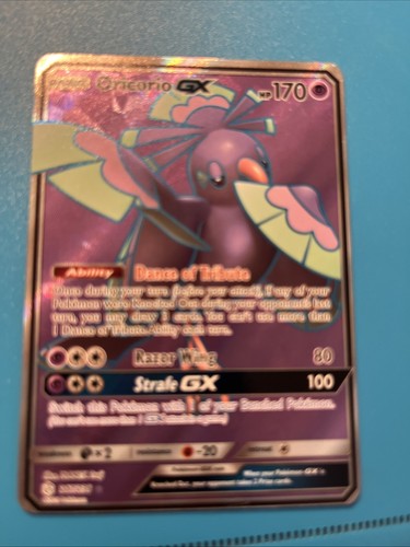 PSA 9 Oricorio GX FULL ART 217/236 SM Cosmic Eclipse Pokemon - Picture 1 of 2