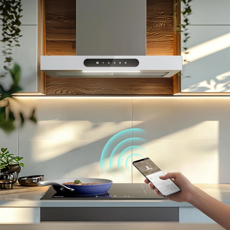 CBCS6102 Classe A+++ Cappa Aspirante 60 Cm 650 M³/H Touch Control 4 Livelli Incl - Immagine 3 di 4