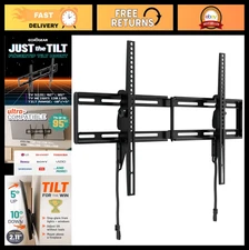 XL Tilting TV Wall Mount for 42”-95” TVs up to 130lbs - Reduce Glare, Easy Insta