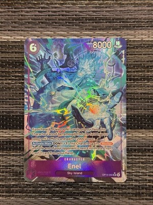 One Piece TCG Enel OP15-060 Alt SR Alternate Art OP15-EB04 NEAR