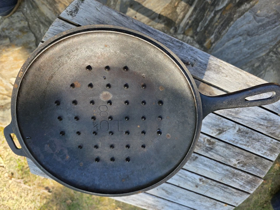 No. Freidora de pollo con tapa 8 10 1/2 pulgadas hecha en EE. UU. Foto 3 de 4