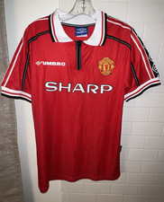 Umbro Manchester United- Scholes #18 F.A. Premier League Soccer Jersey