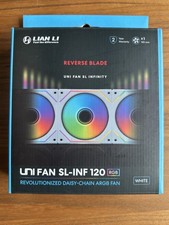 Lian Li UNI FAN 120mm Reverse Blade White Cas...