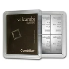 Valcambi Suisse Combibar 10 x 10g .999 Fine Silver Bar 100 Gram Breakable Bars