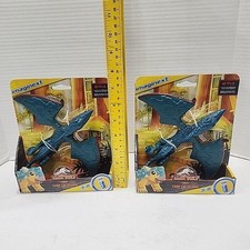 NIB Imaginext Jurassic World Two Pterodactyl Flying Dino Camp Cretaceous Toy