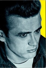 James Dean Portrait Vintage RPPC 1990 Canada Continental Postcard B040