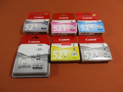 Original Canon PGI-520Twin/CLI-521 bk,c,m,y,gy original packaging, Canon ink cartridge