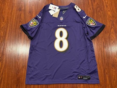 Nike Men’s Lamar Jackson FUSE Limited Purple Baltimore Ravens Jersey XL NFL