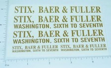 Tonka Stix, Baer  Fuller Semi Truck Sticker Set TK-206