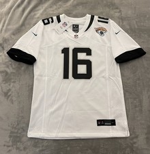 Trevor Lawrence Jacksonville Jaguars Youth Large L Nike White Game Jersey NWT