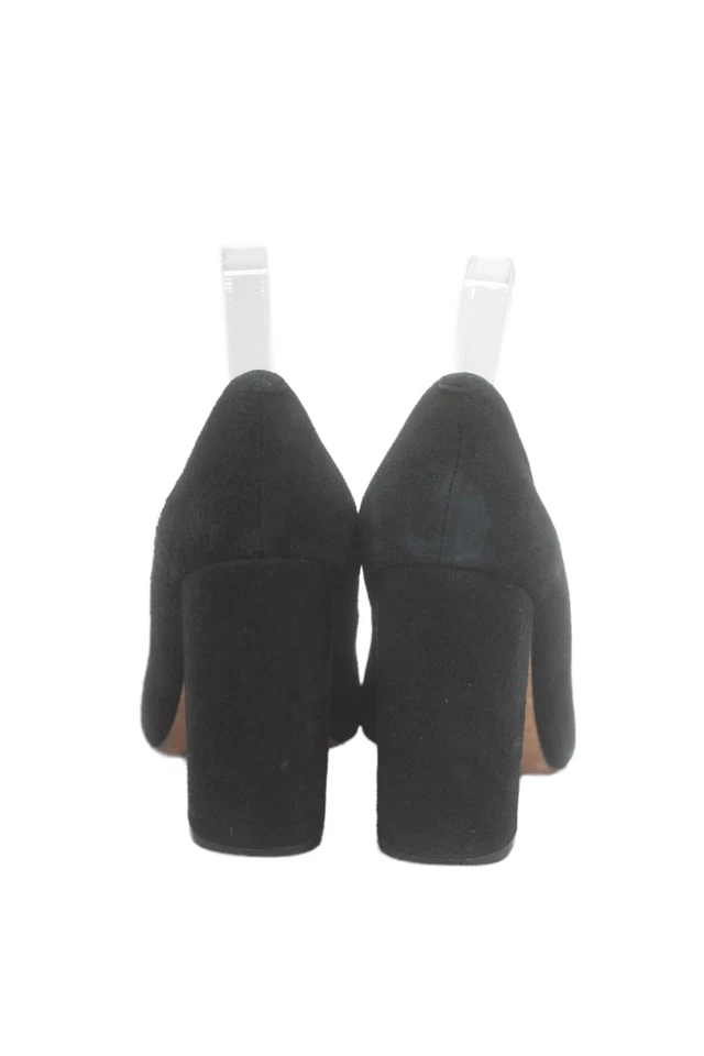 Tacones de tacón Pour la Victoire para mujer de gamuza punta ultra altos negros talla 9 Foto 4 de 4