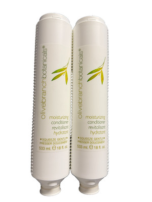 2 PACK Olive Branch Botanicals Moisturizing Natural Conditioner 18oz Squeeze