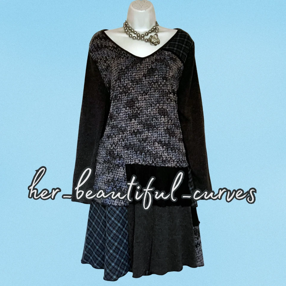 VESTIDO DE FIESTA DE PUNTO FINO PECULIAR Y ÚNICO JOE BREONS TALLA 22 Foto 3 de 4