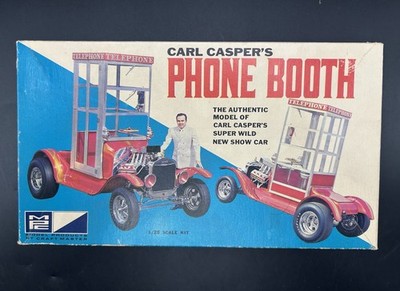 Original 1964 issue MPC Carl Casper's Phone Booth #620-150 Open Box Complete