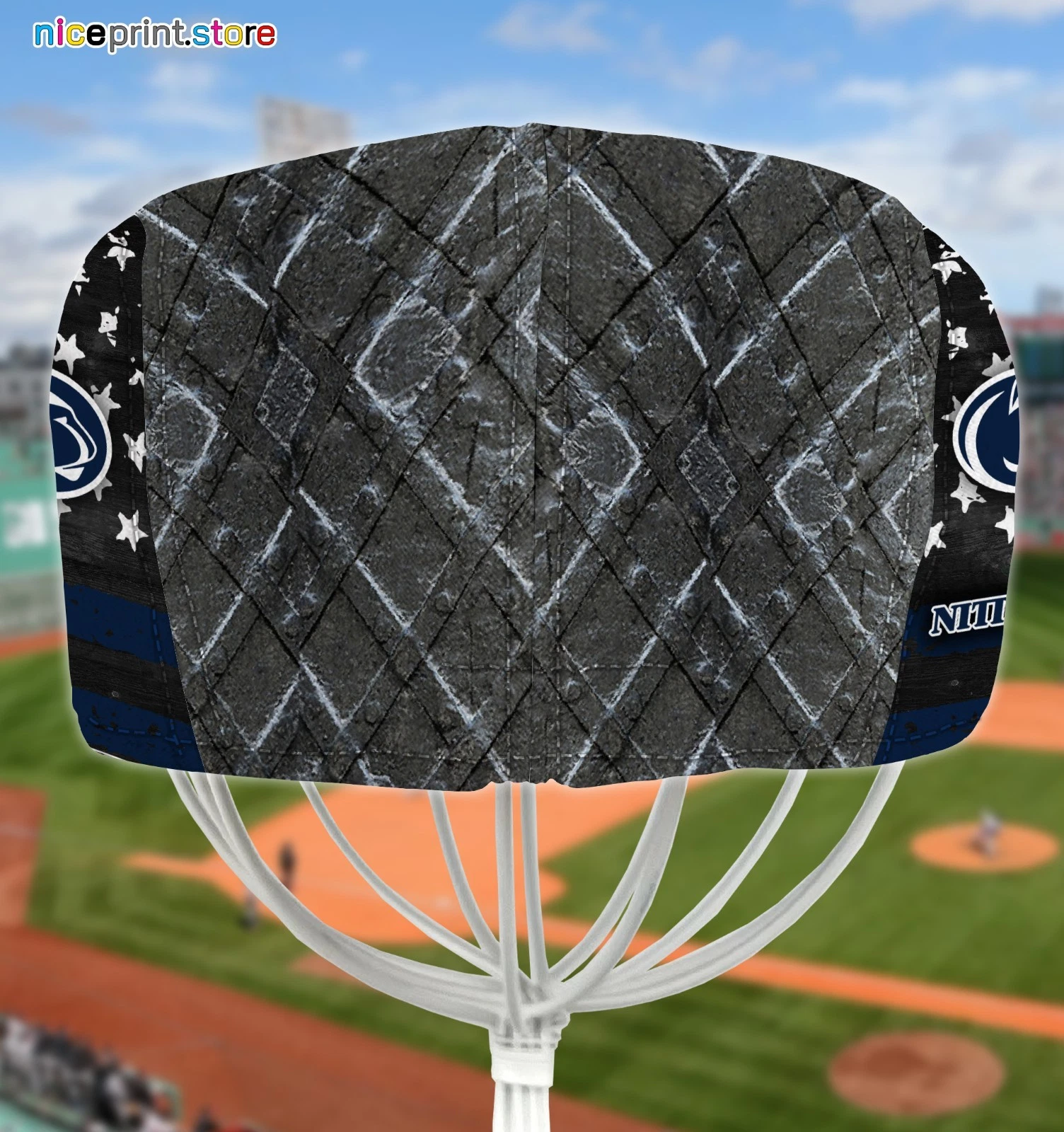 Penn State Nittany Team Lions Jeff Cap Newsboy Cap Flat Golf Hat for Men