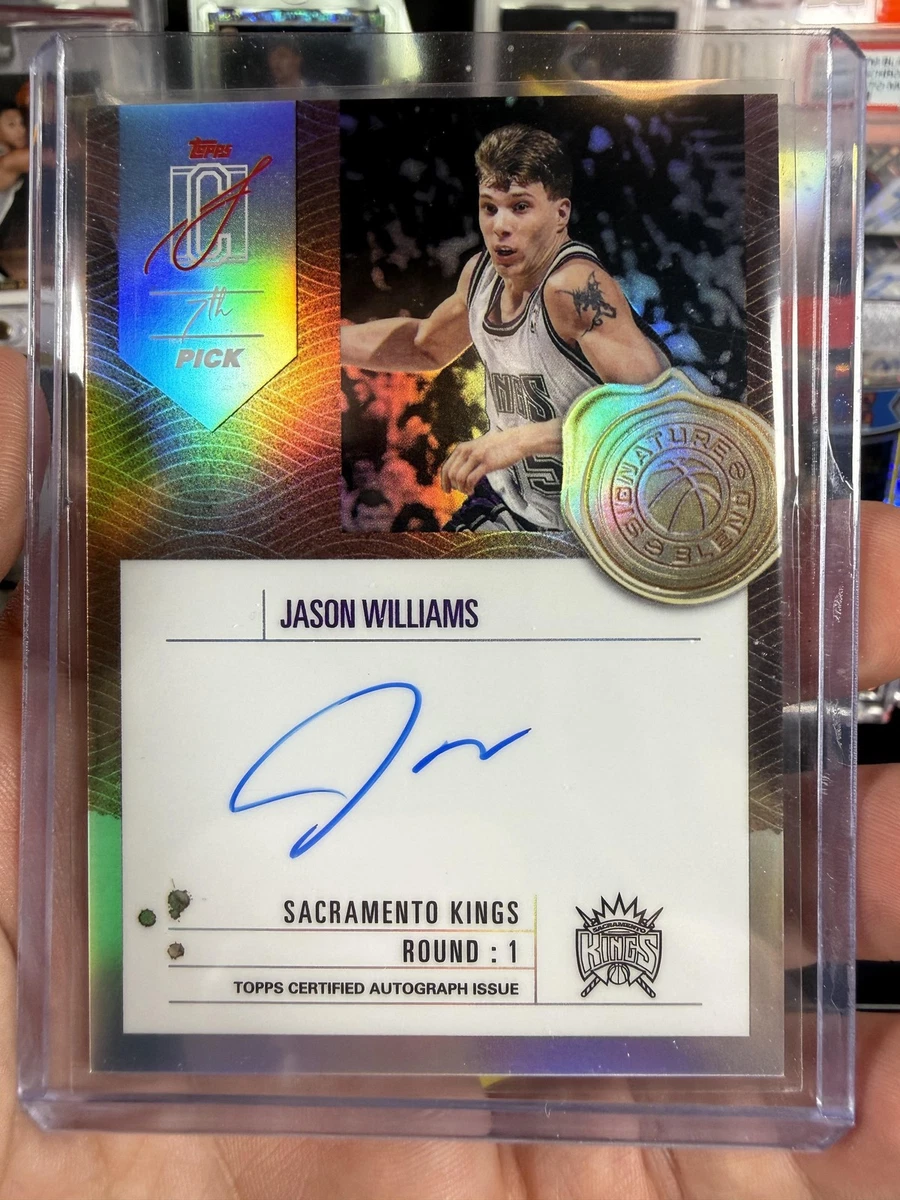 Jason Williams Basketball Autographed Sports Trading Cards