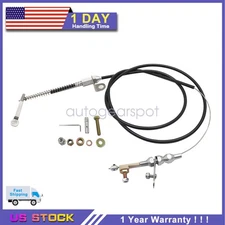New Black Kickdown Cable Kit For Ford/AOD Lokar KD-2AODU