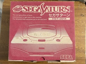 Sega Saturn White HST-3220 Virtua Fighter 1 2 + 2 Controller Tested Japan CIB