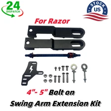For Razor Bolt on Swing Arm Extension Kit 4"- 5" AL MX650 SX500 Mini Bikes Rear