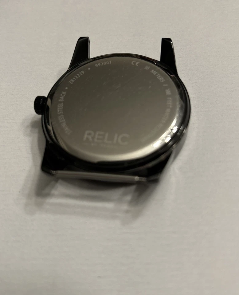 Реликвия от Fossil Мужская Everet три руки день Дата часы с черный чехол - Изображение 3 из 4