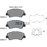 Textar 2534801 Bremsbelagsatz FüR Hyundai Kia Rio I20 I20 Active Accent Solaris