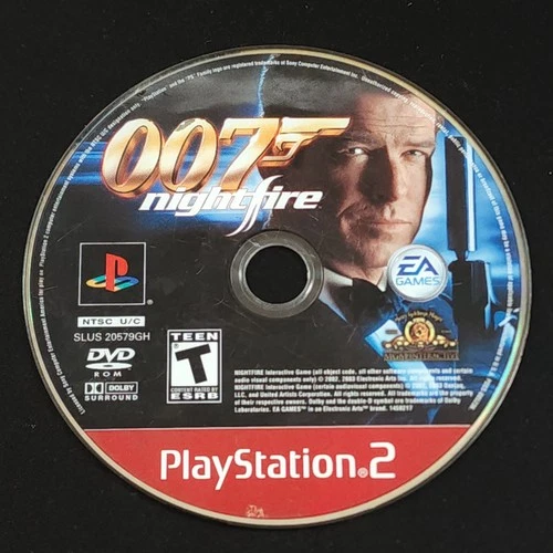 007: NightFire - Greatest Hits (Sony PlayStation 2, 2002) PS2 DISC ONLY