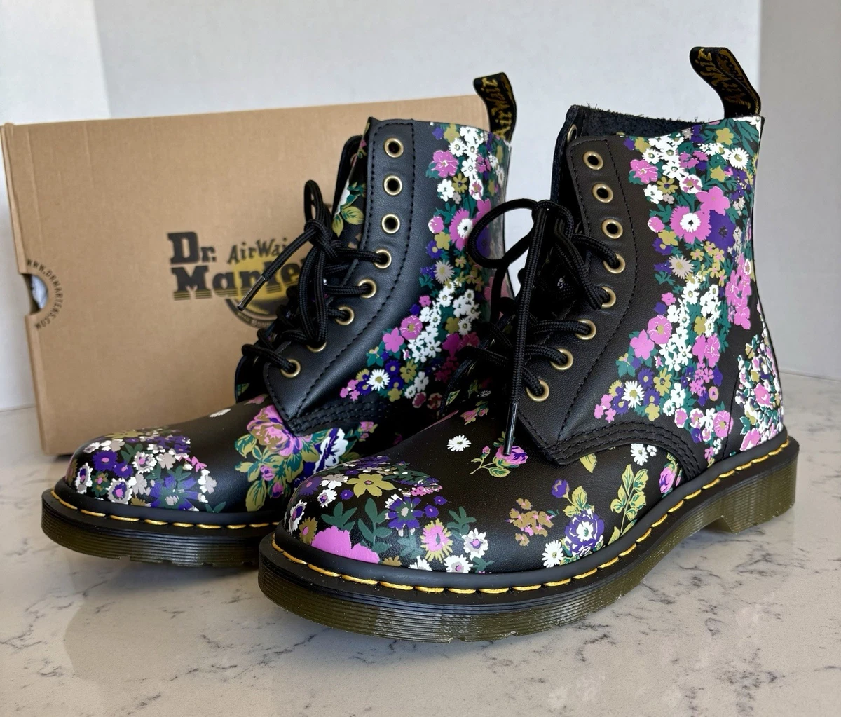Dr. Martens Pascal Floral Boots for Women for sale | eBay