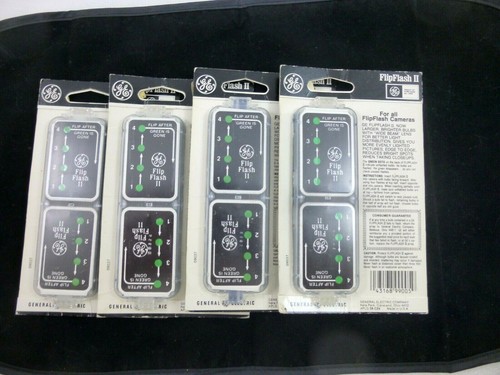 GE Flip Flash II 4 confezioni 32 flash nuovo vecchio magazzino  - Foto 2 di 2