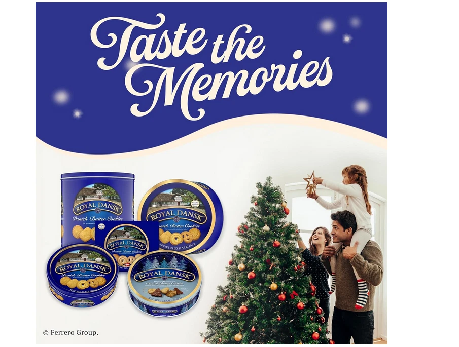 Novo - Biscoitos de manteiga dinamarqueses ROYAL DANSK, sem conservantes, selecione seu tamanho., - Imagem 3 de 4