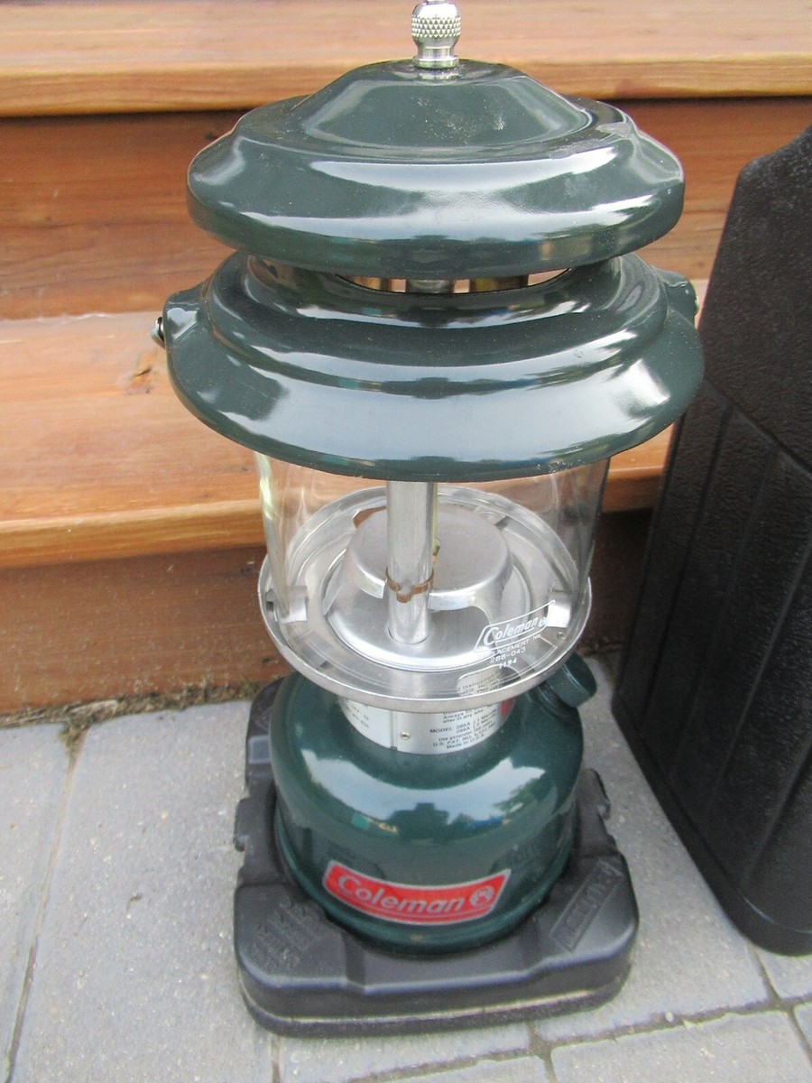 Coleman Lamp Model 286A 288A Lantern Green With Plastic