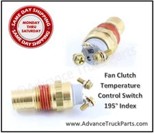 Index Temperature Control Fan Switch 195° 8037050 8037050P