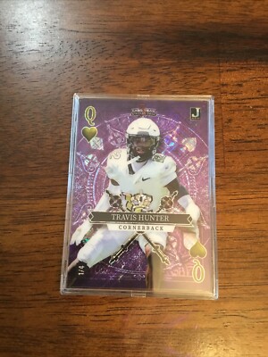 Travis Hunter 2023 Wild Card 5 Card Draw #/4 Colorado Buffaloes Heisman Winner