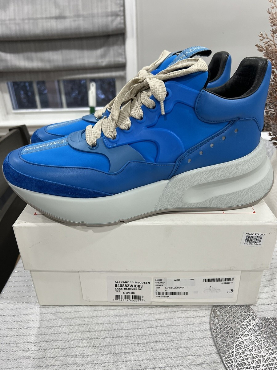 Size 9 - Alexander McQueen Oversized Runner Lake Blue for sale