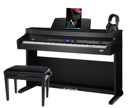 88-Tasten Digital Piano E-Piano Keyboard Klavier USB Bank Kopfhörer Schule SM - Bild 1 von 11