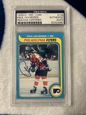 1979 Opeechee PSA/DNA PAUL HOLMGREN Authentic Auto