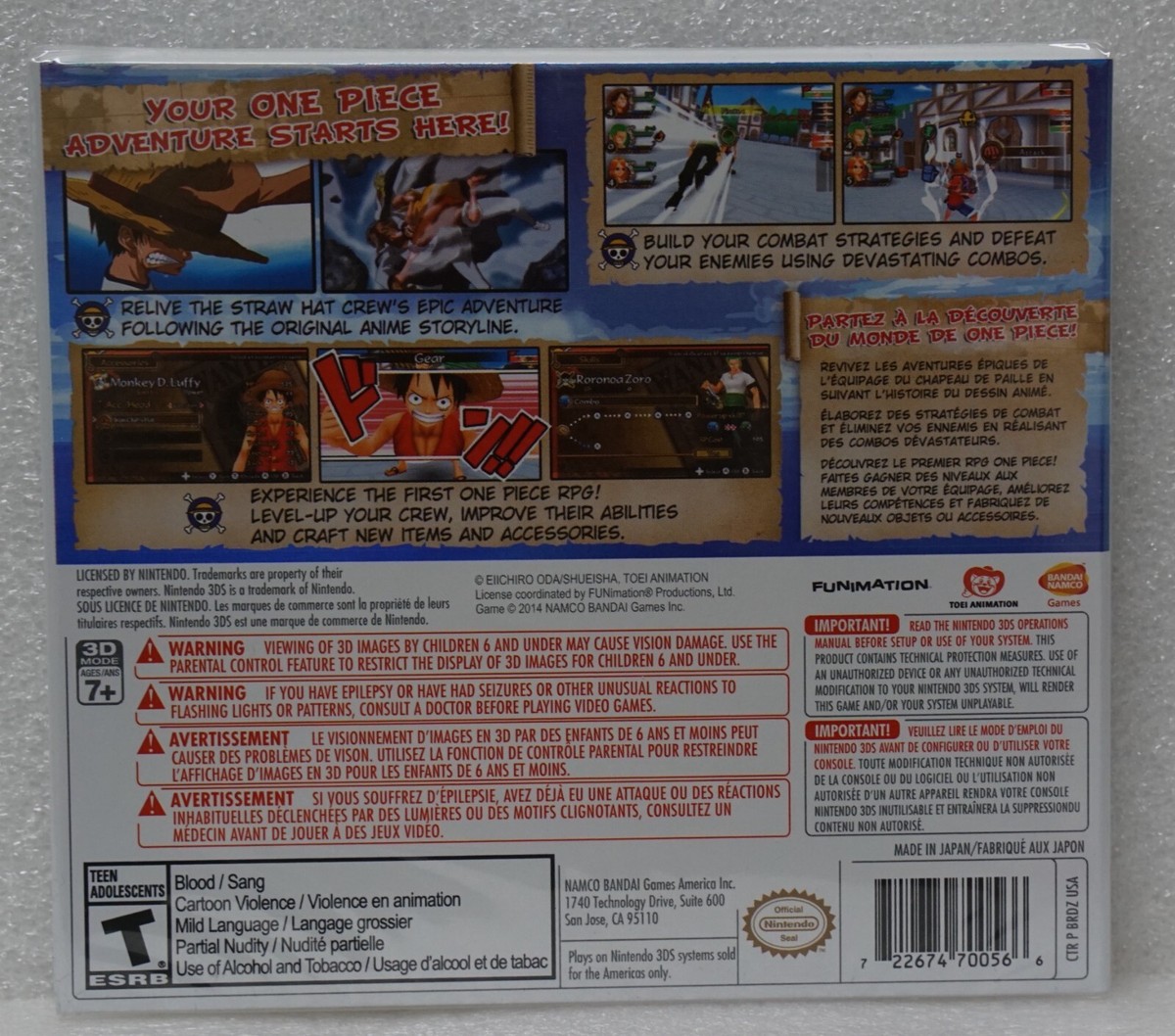 趣味・スポーツ・実用 ONE PIECE ROMANCE DAWN One Piece Romance Dawn Bouken No Yoake Japan IMPORT - Game