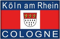 KöLn Am Rhein Karneval Fasching Wappen Foto Magnet Souvenir Germany