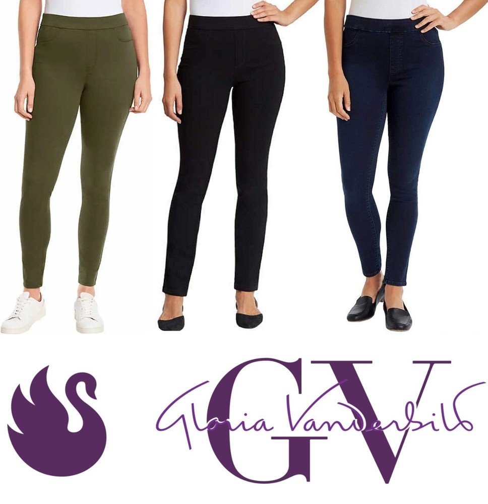 Gloria Vanderbilt Ladies’ Pull-On High-Rise Comfort Jean Pants