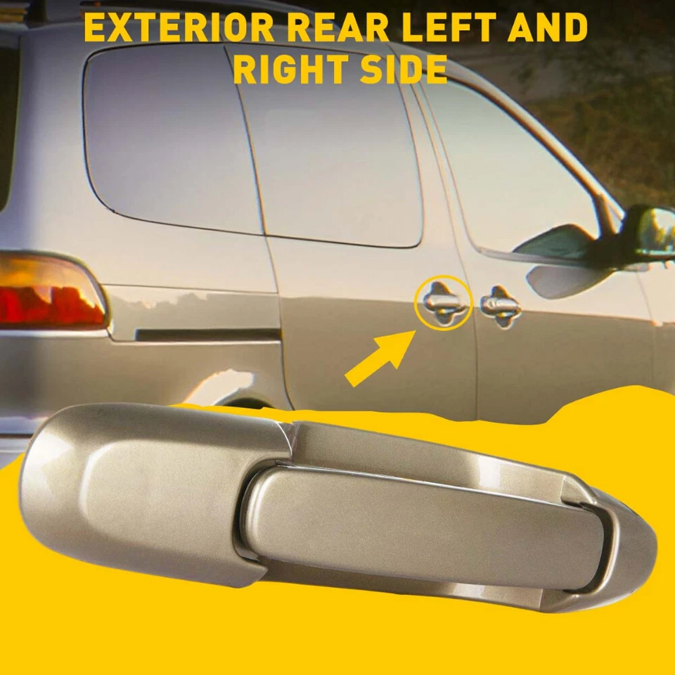 Внешняя раздвижная задняя или правая левая дверная ручка со стороны водителя для Toyota Sienna 98-03 годов выпуска - Изображение 4 из 4