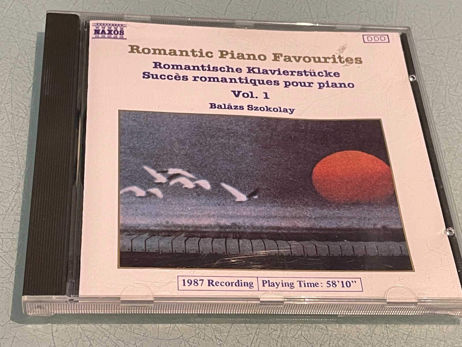 Romantic Piano Favourites Vol. 1 - CD Album - 1987 Naxos - Balazs Szokolay