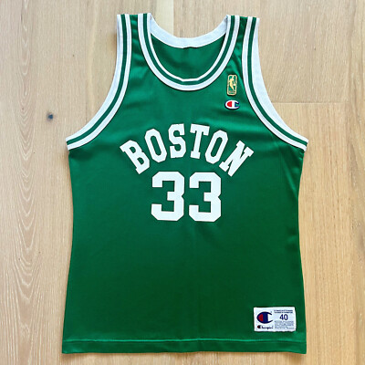 Vintage Larry Bird Boston Celtics gold label 50th NBA Champion