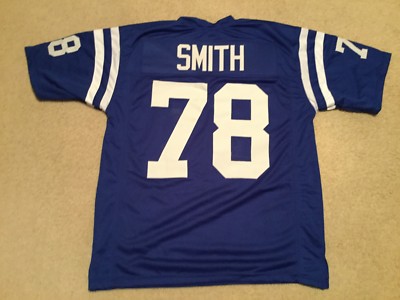 UNSIGNED CUSTOM Sewn Stitched Bubba Smith Blue Jersey - M, L, XL, 2XL