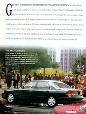 1993 Mazda 626 ES Get Off The Beaten Path Vintage Original Print Ad 8.5 x 11"