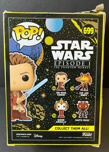 Funko Pop! Star Wars - Obi-Wan Kenobi 699 Target Exclusive (Box Damage) - Picture 2 of 6