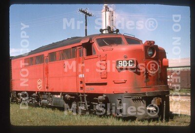 Duplikat Dia MKT KATY sauber rot lackiert ALCO/EMD FA1m 90C Parsons KS 1968
