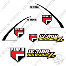 Fits Ferris IS3100Z Decal Kit Mower - 7 YEAR OUTDOOR 3M VINYL!