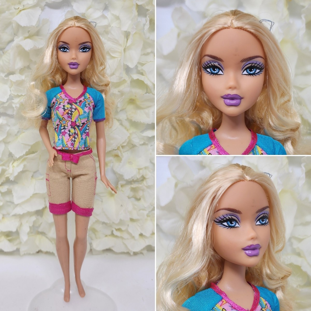 Mattel Barbie My Scene Street Art Kennedy Doll Purple Lip